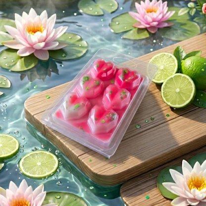 Comfortable Waterlily & Lime Wax Melts