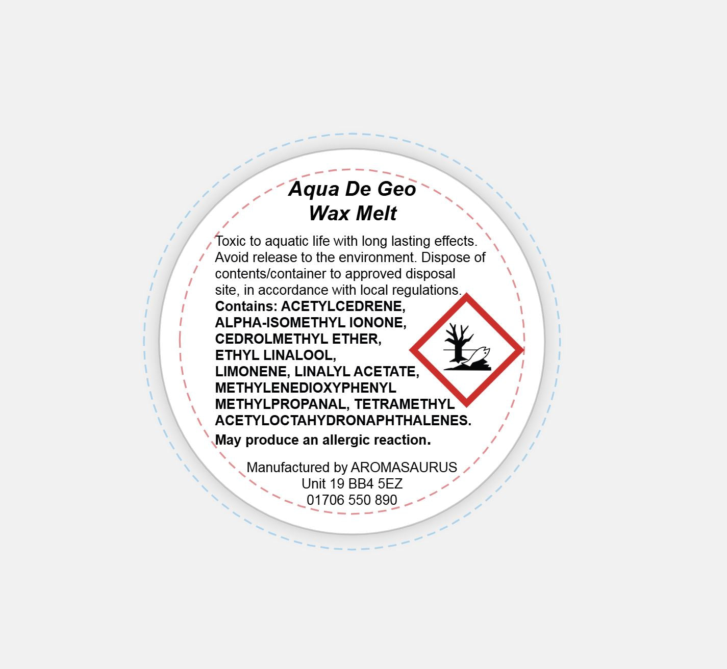 Aqua De Geo Wax Melts