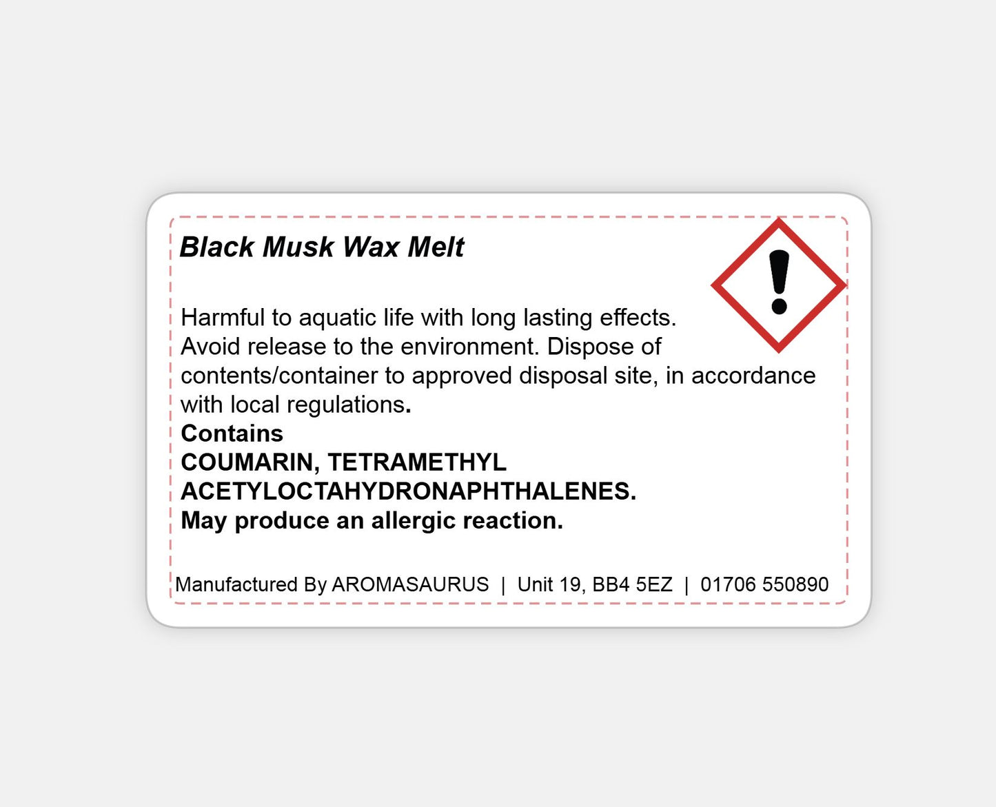 Black Musk Wax Melts