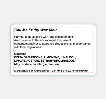 Soap Glorious Call Me Fruity Wax Melts