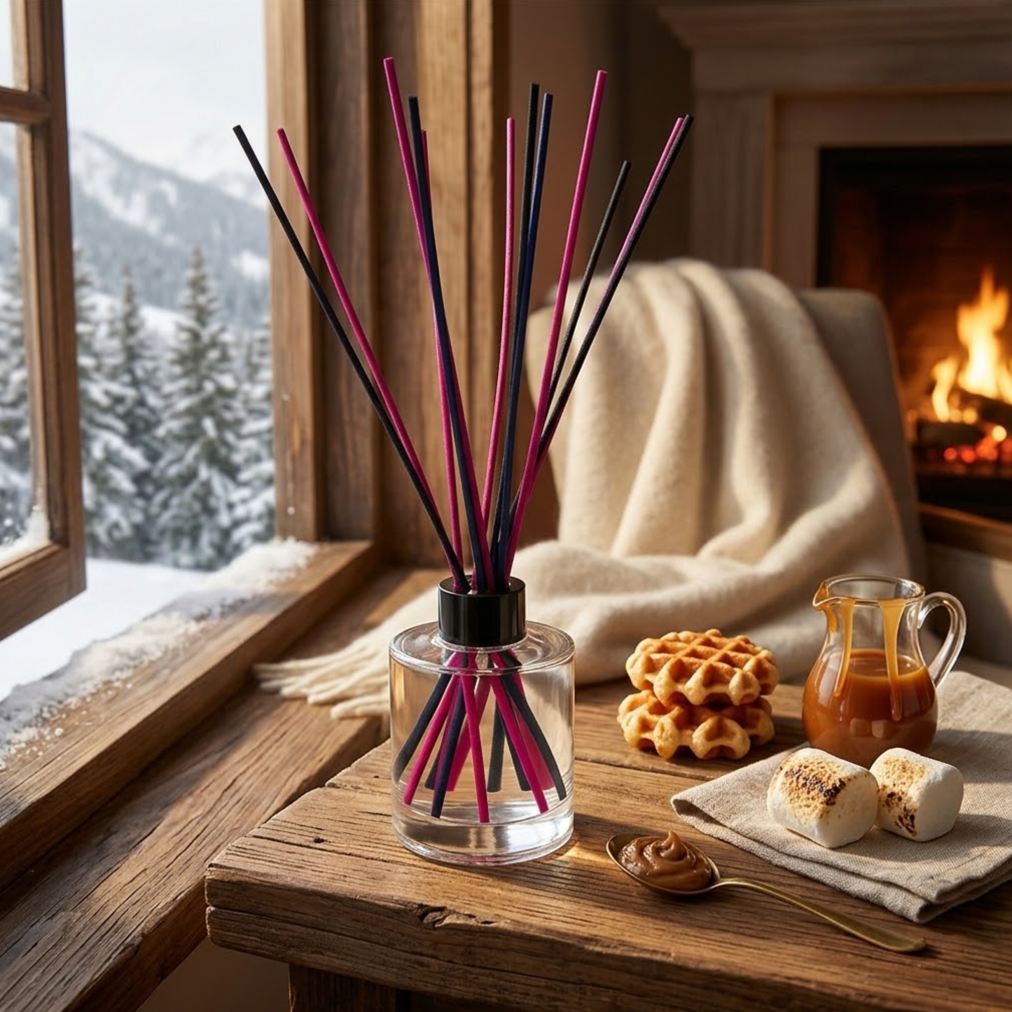 Caramel Snowflake Reed Diffuser