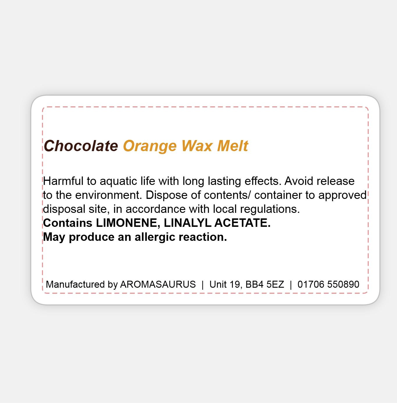 Chocolate Orange Wax Melts