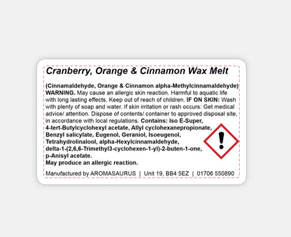 Cranberry Orange & Cinnamon Wax Melts
