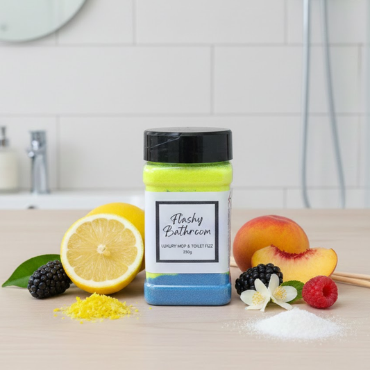 Flashy Bathroom Mop, Sink & Toilet Fizz