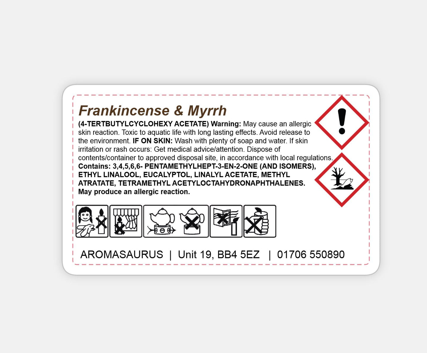 Frankincense & Myrrh Wax Melts