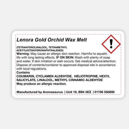 Lenora Gold Orkid Wax Melts