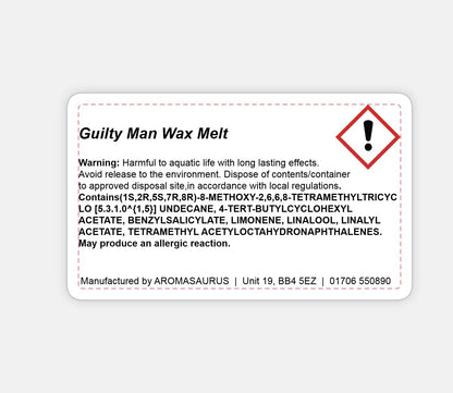 Guilty Man Wax Melts