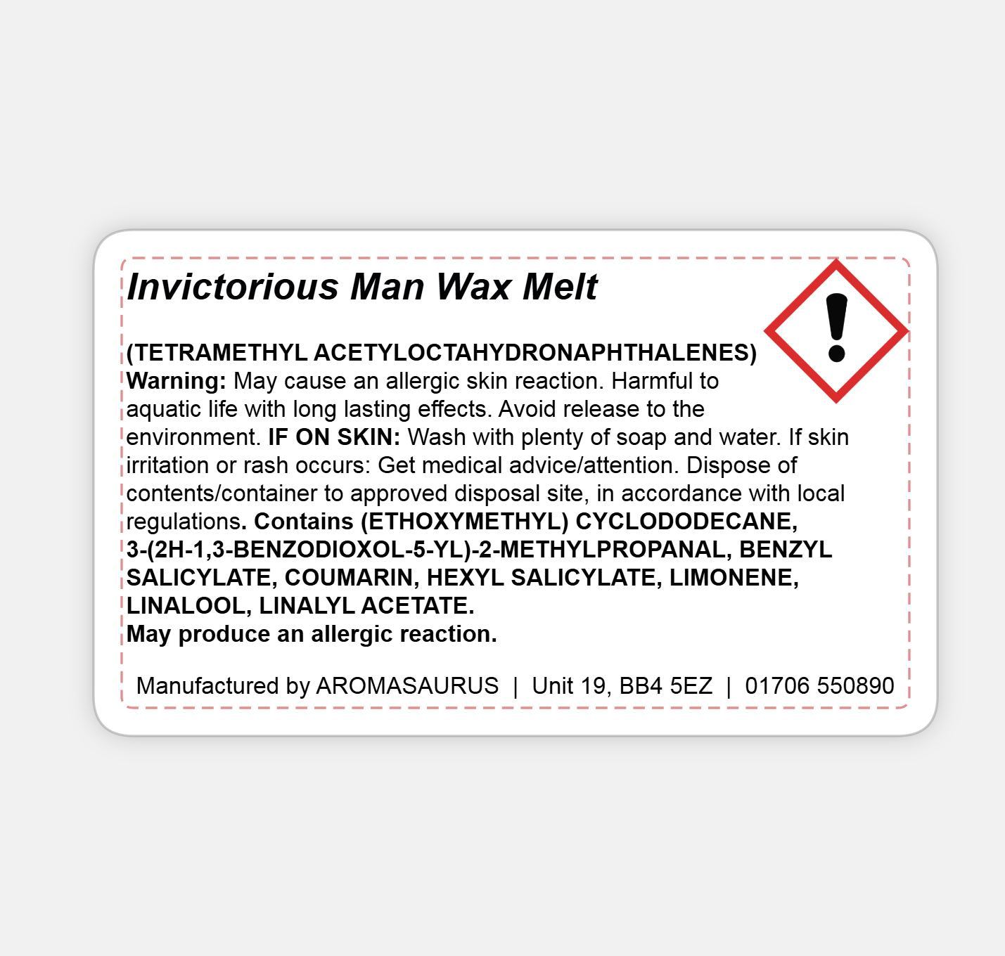 Invictorious Man Wax Melts