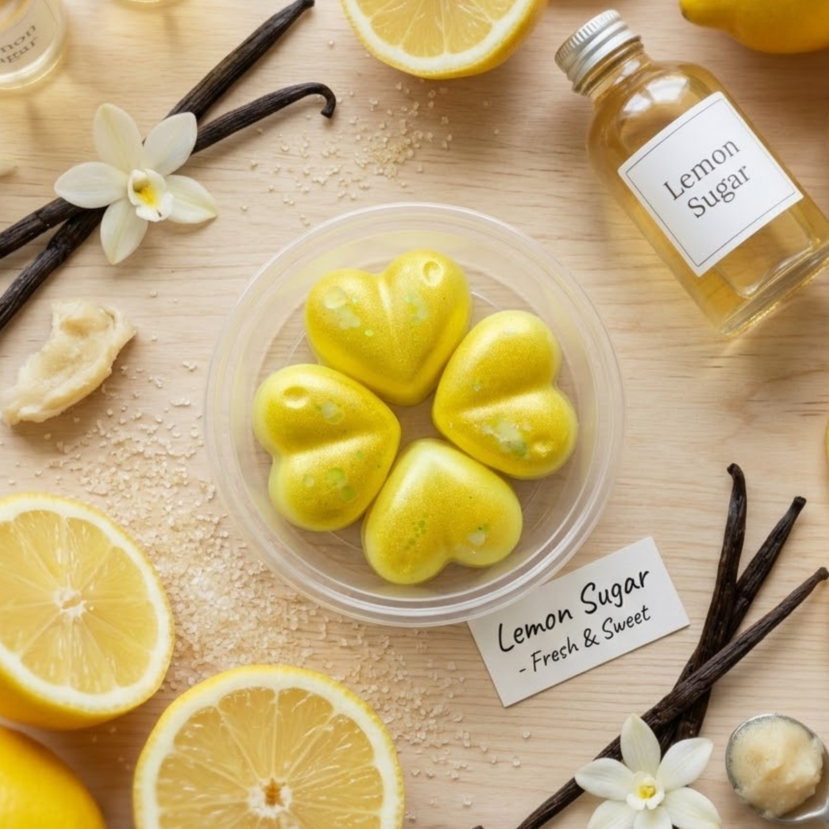 K Alley Lemon Sugar 14 Wax Melts