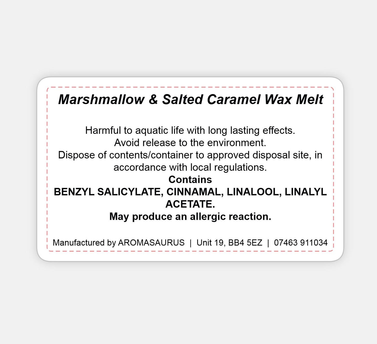 Marshmallow & Salted Caramel Wax Melts