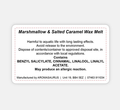 Marshmallow & Salted Caramel Wax Melts