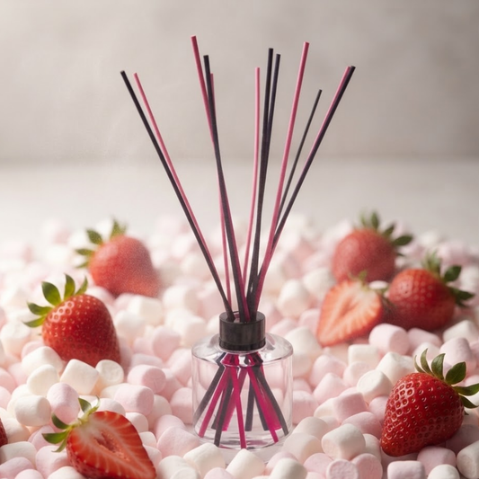 Marshmallow & English Strawberry Reed Diffuser