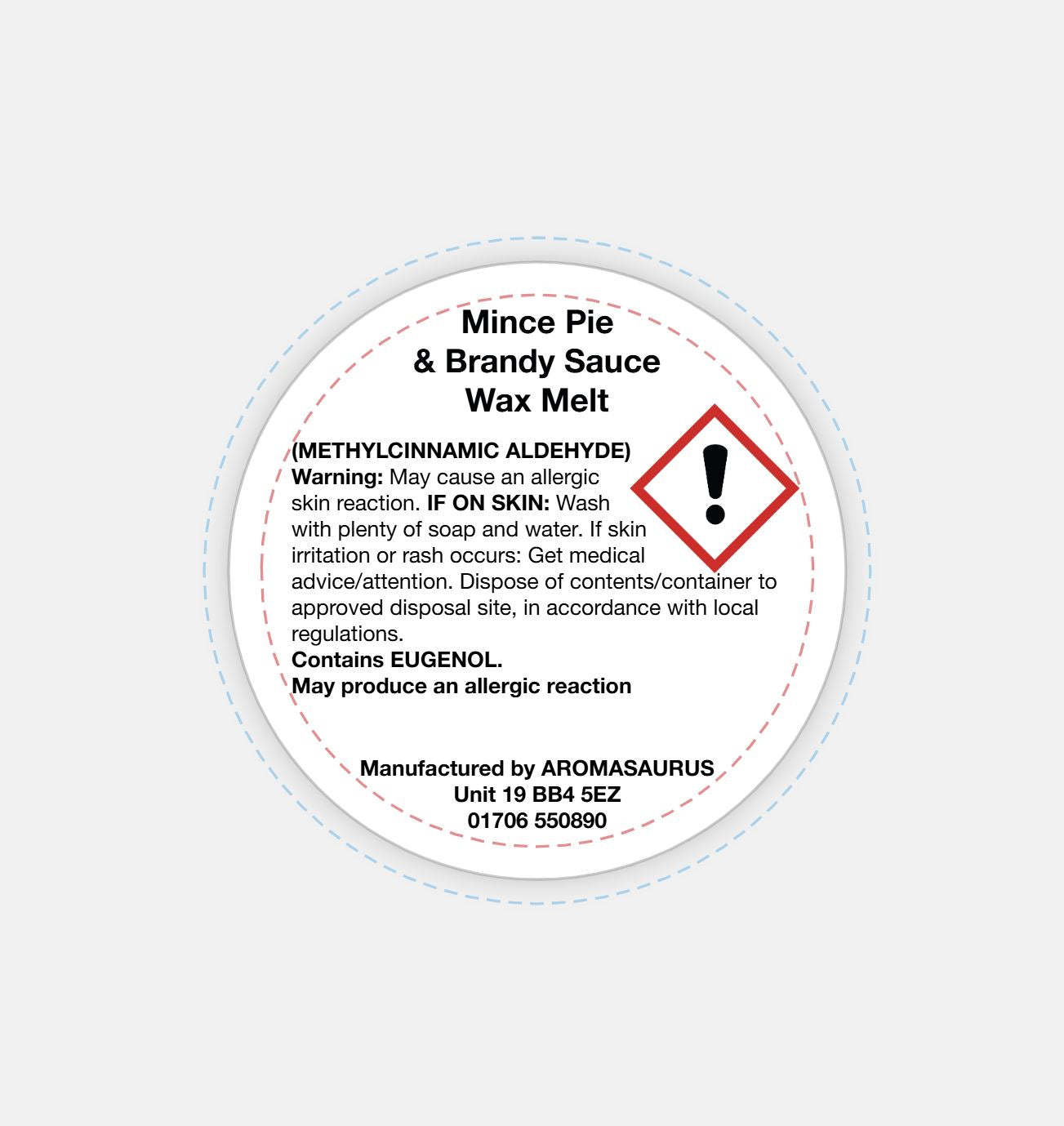 Mince Pie & Brandy Sauce Wax Melts