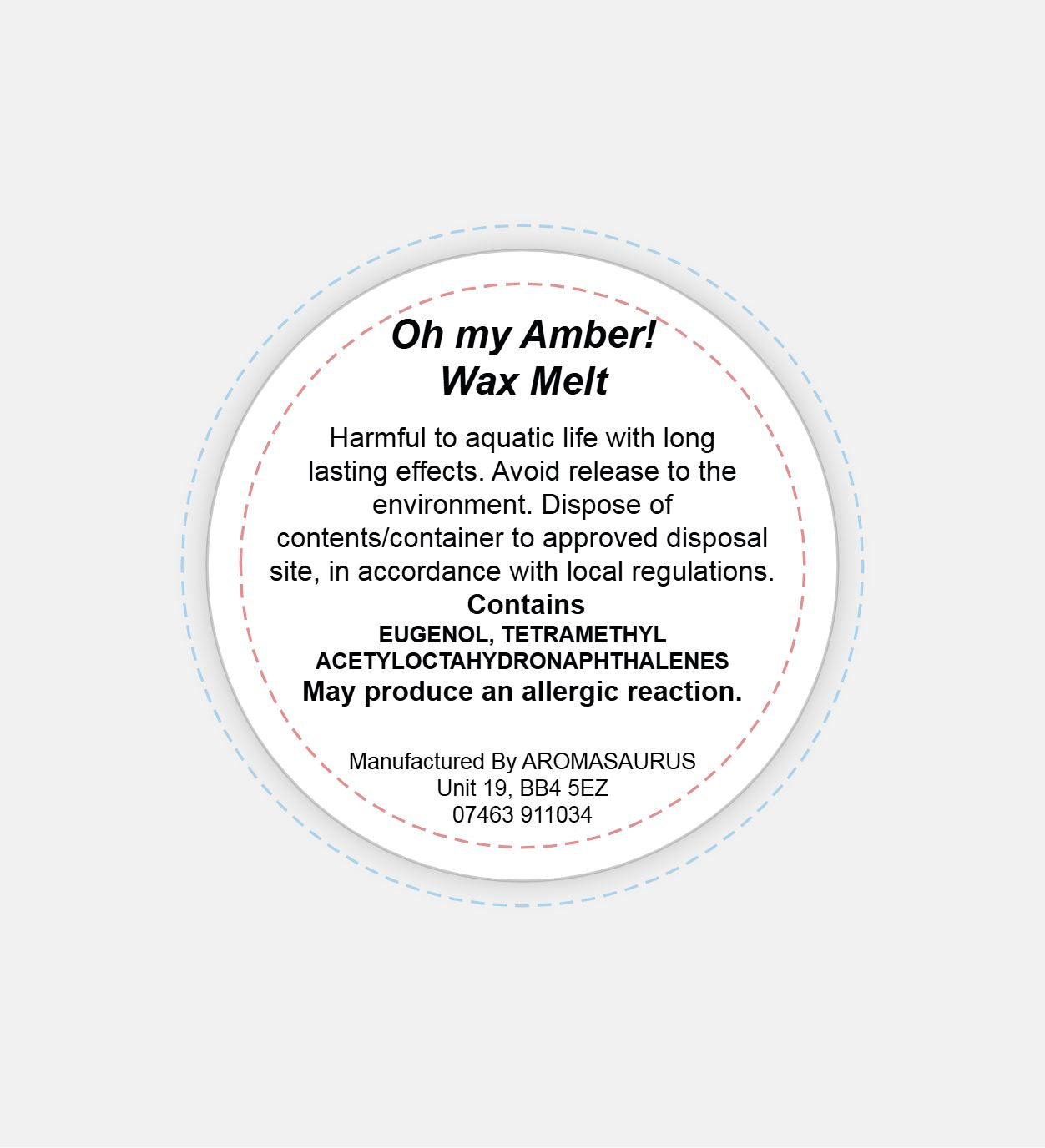 Oh My Amber Wax Melts