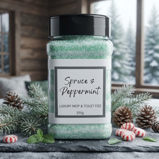 Spruce & Peppermint Mop, Sink & Toilet Fizz