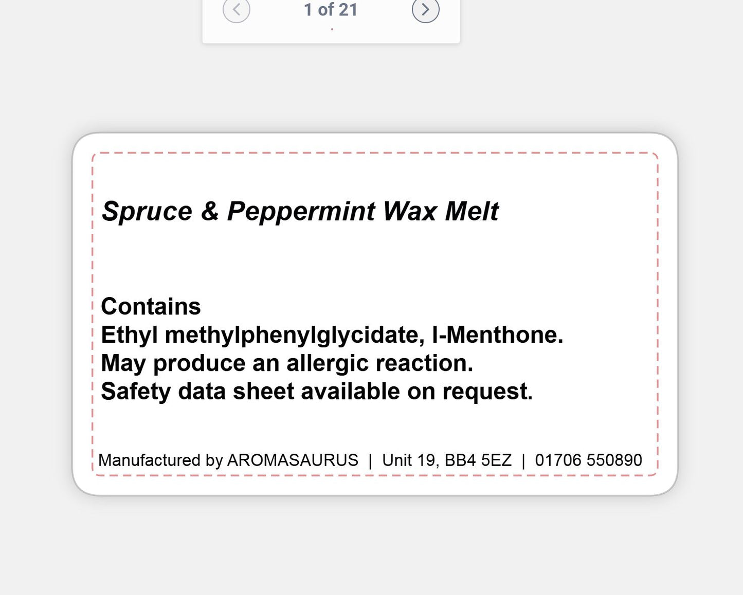 Spruce & Peppermint Wax Melts