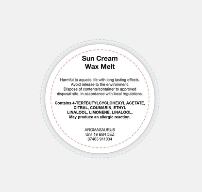 Sun Cream Wax Melts