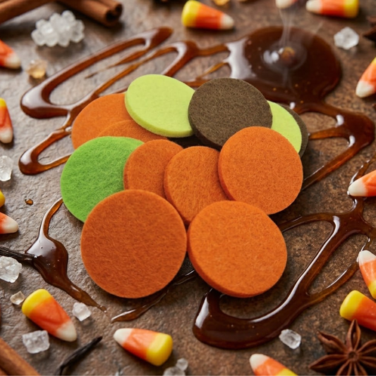 Twisted Treacle & Candy Corn Hoover Discs