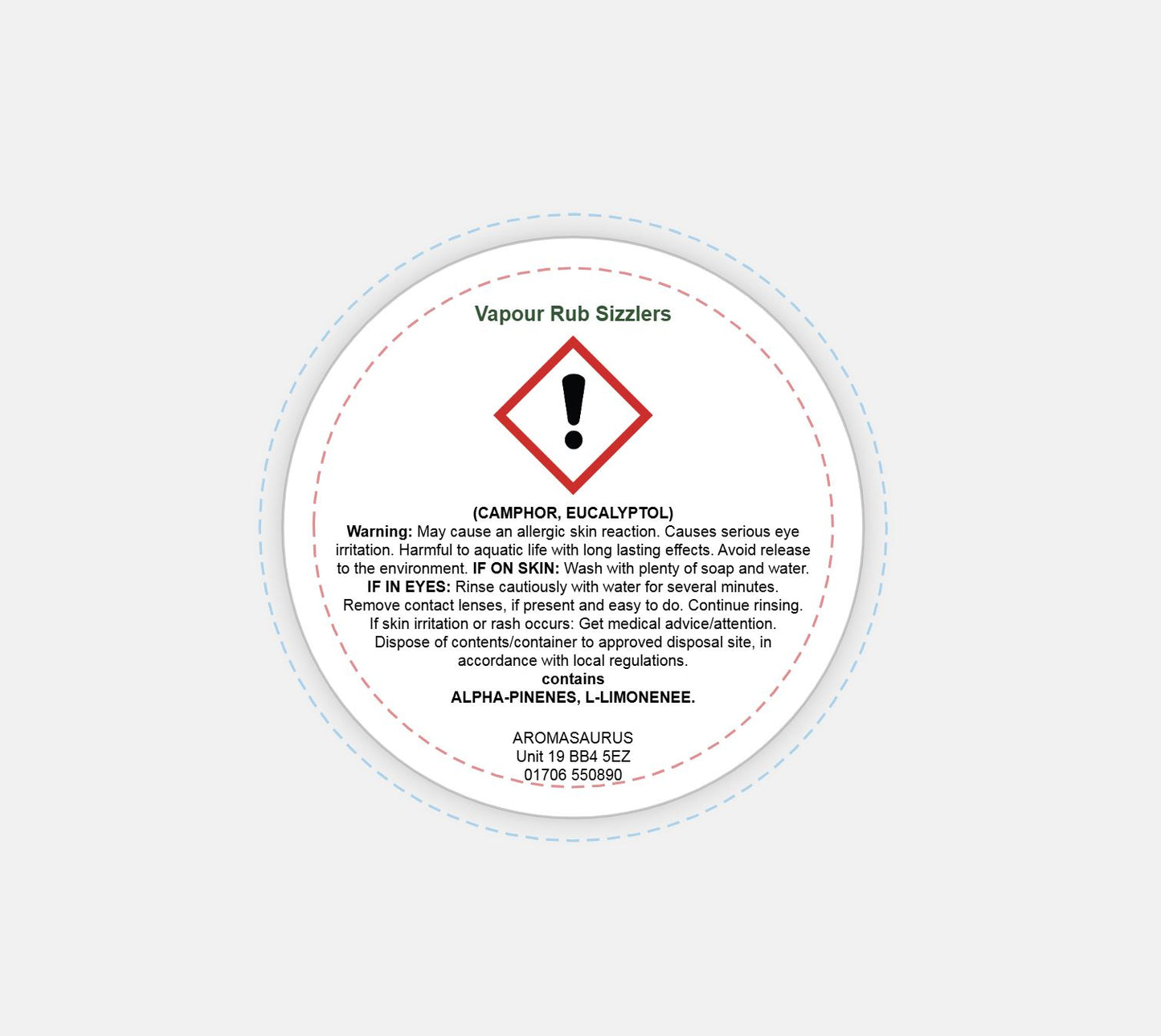 Vapour Rub Sizzlers